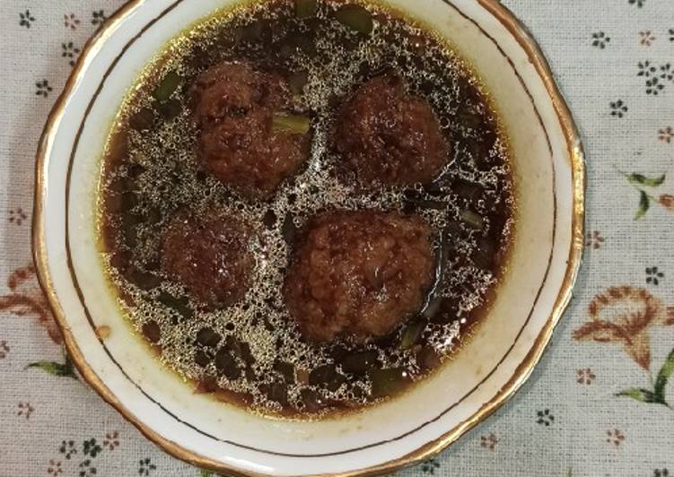 Recipe of Ultimate Vegetable Manchurian with Gravy