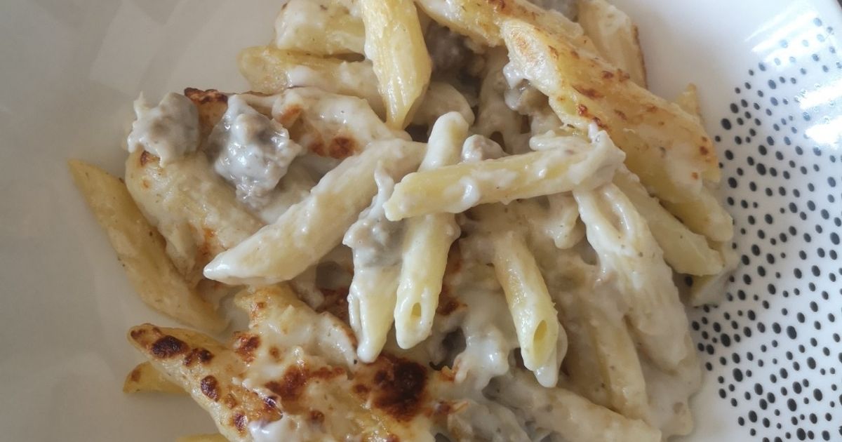 Penne Rigate With Béchamel, Sausage, And Porcini Mushrooms Recipe By ...
