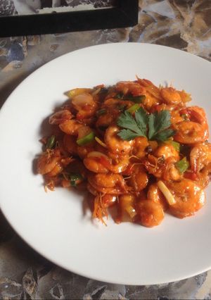 Foto resep Udang saus Tiram