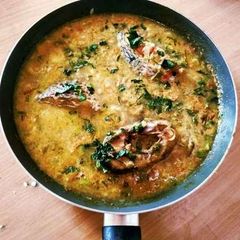 Fish gravy A picture of Fish gravy.