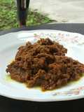 Rendang Beef (Indonesian Food)