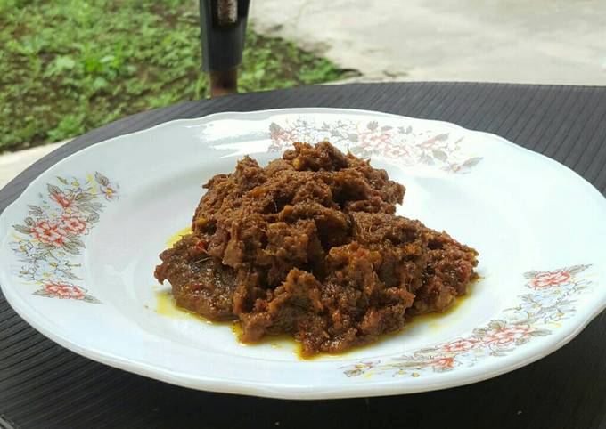 Rendang Beef (Indonesian Food)