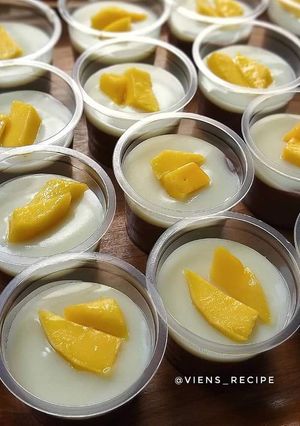 Foto resep Pudding Coklat Vla Vanilla