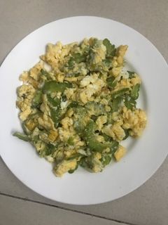 Hình của món MƯỚP ĐẮNG XÀO TRỨNG👨‍🍳👨‍🍳.