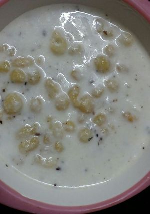 A picture of Boondi raita.