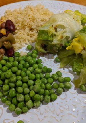 A picture of Minced meat cabbage rolls.