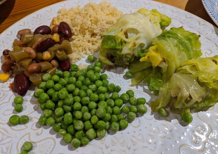 Minced meat cabbage rolls