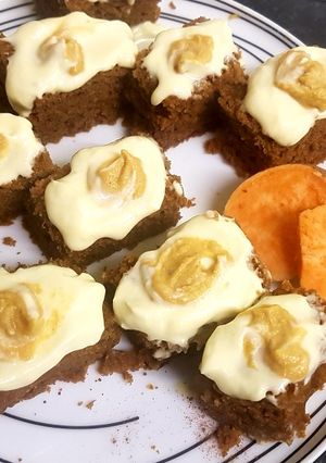 A picture of Sweet potato bake slices.