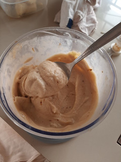 A picture of Banana ice-cream.