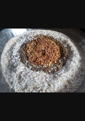 A picture of Chakali bhajani.