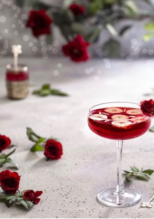 صورة لوصفة شربات الورد