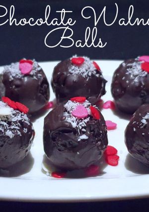 A picture of Chocolate Walnut Balls.