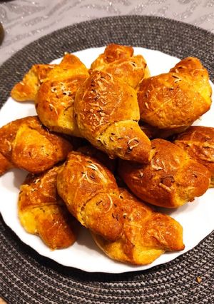 Sajtos kifli /keto recept fotója