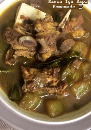 Foto resep Rawon Iga Sapi khas Surabaya Sederhana