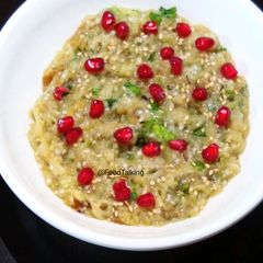 A picture of Baba Ghanouj / Roasted Eggplants With Garlic and Tahini.