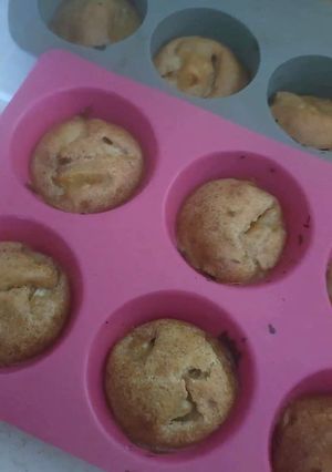 Une photo de Muffins pommes cannelle