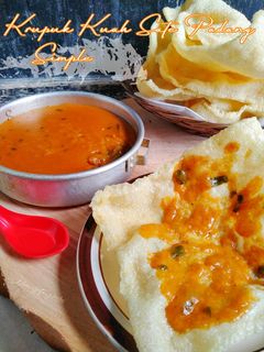 Foto resep Krupuk Kuah Sate Padang Simple