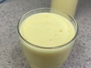 A picture of mango lassi