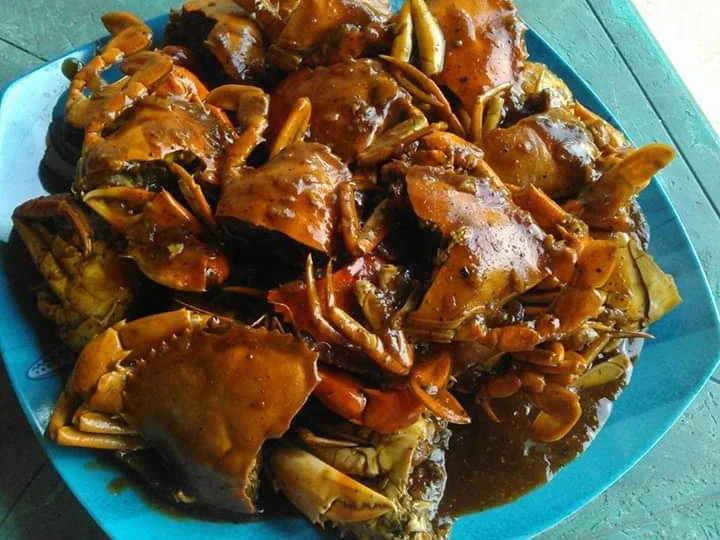 Langkah Mudah untuk Membikin Resep Kepiting lada hitam yang Lezat Sekali Anti Ribet, Mantap