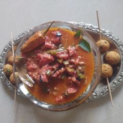 A picture of લાલ જામફળની સબ્જી.