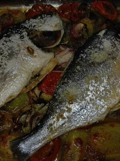 Una foto de Dorada al horno