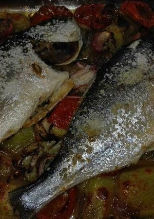 Una foto de Dorada al horno