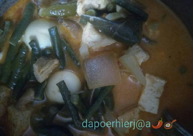 Resep Kuah kikil pedas | Bahan Membuat Kuah kikil pedas Yang Enak Dan Mudah