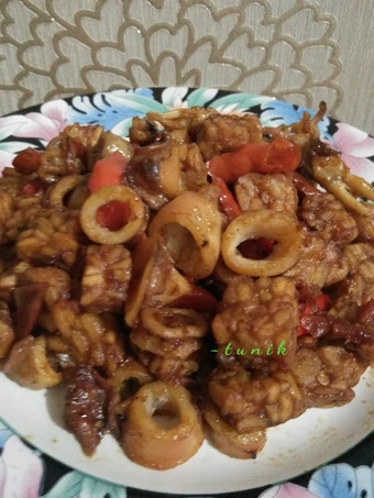 Langkah Gampang Membuat Resep  63. Oseng Cumi Asin Tempe yang Sempurna, Sempurna