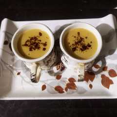A picture of Hot Custard Coffee.