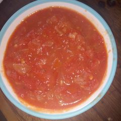 A picture of Pizzaiolla sauce.