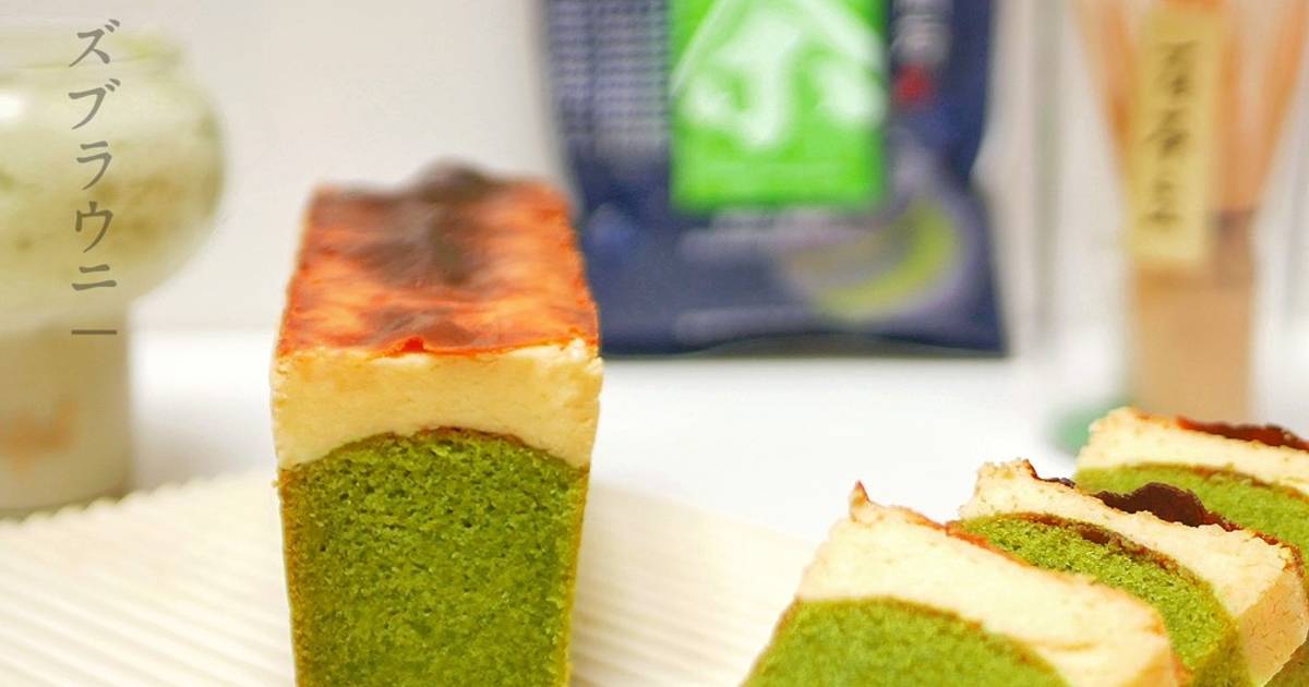 Resep Cream Cheese Matcha Brownies / Burnt Cheese cake oleh