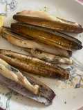 Navajas doradas a la plancha