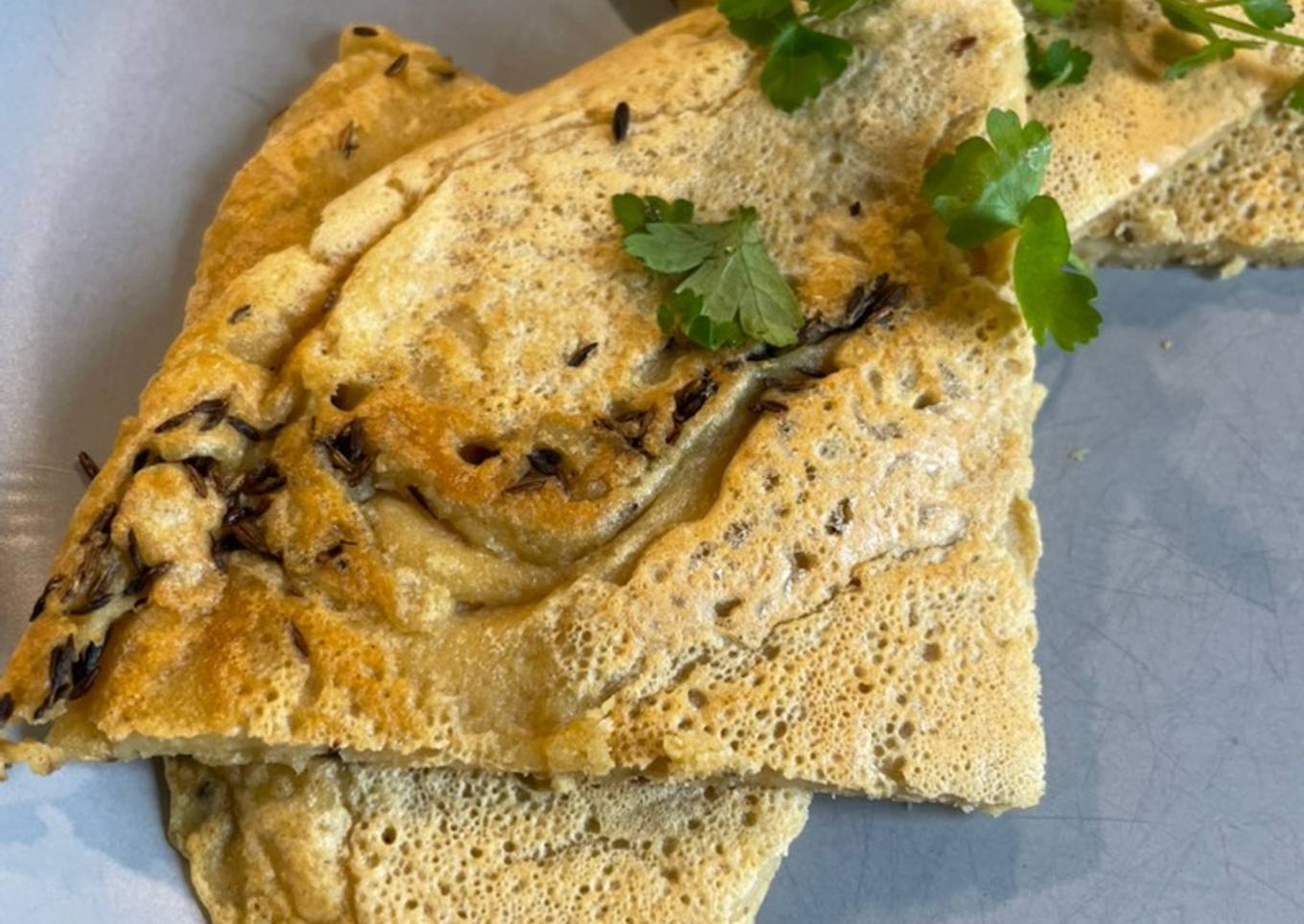 Vegetable pancakes with chiba (varinata) 🌱