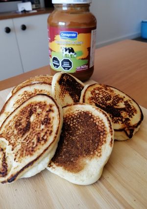 Una foto de Panqueques americanos sin gluten