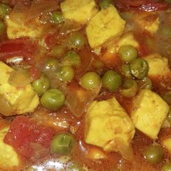 A picture of Mutter Paneer.