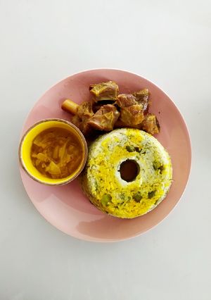 عکسی از دستور باقالی پلو با ماهیچه