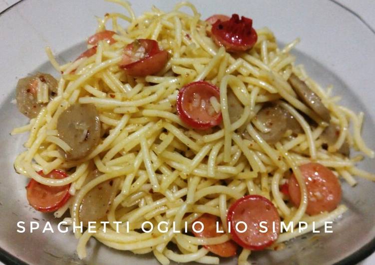 Resep Spaghetti oglio Lio Simple Anti Gagal