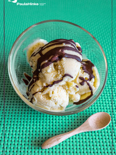 Una foto de Helado de plátano y piña sin azúcar🍍 (Thermomix)