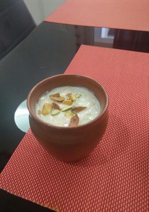 A picture of Shahi firni.