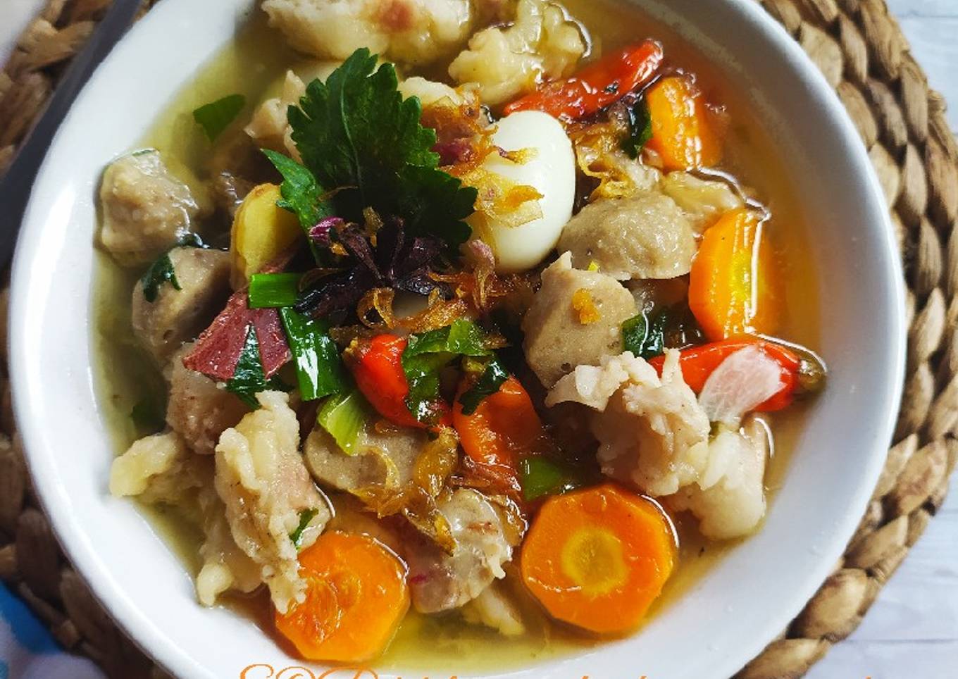 206 # Sup sayur dimakan dalam teko pedas