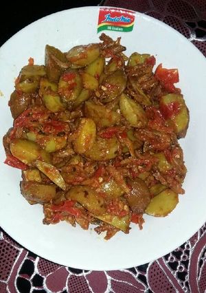 Foto resep Jengkol teri balado