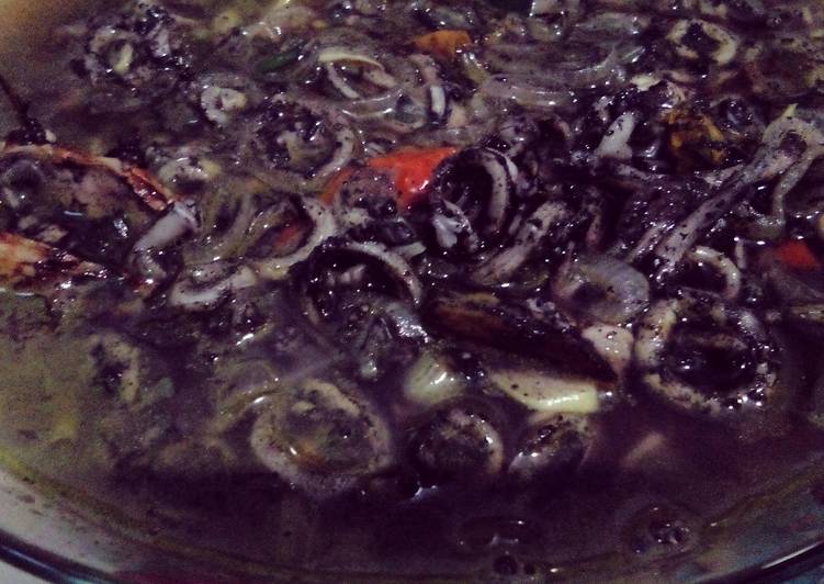 Resep Cumi Kuah Hitam, Menggugah Selera