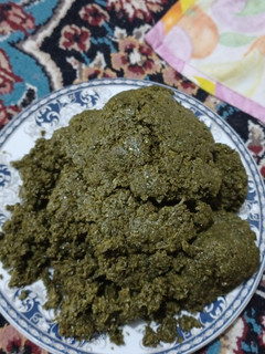 عکسی از دستور سبزی قرمه سبزی