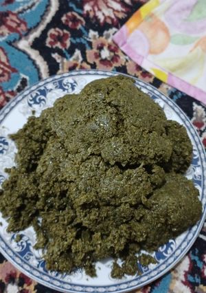 عکسی از دستور سبزی قرمه سبزی