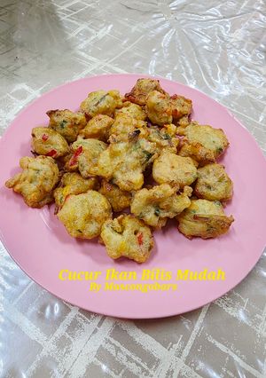 Gambar Cucur Ikan bilis Mudah