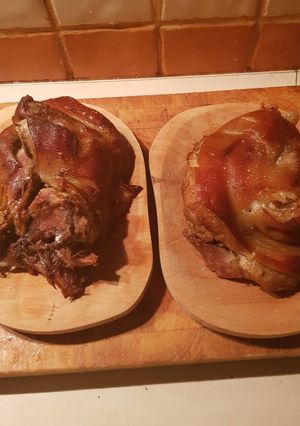Ropogós omlós sertéscsülök recept fotója