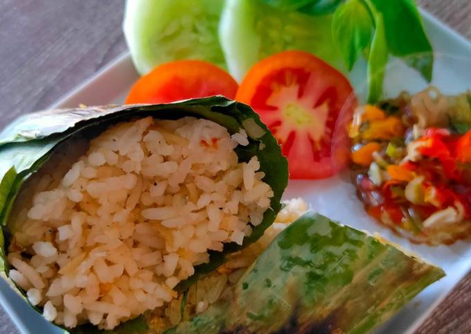 Resep Nasi Bakar teri medan oleh Anggi Likviana Cookpad