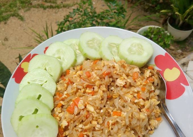 Nasi goreng shirataki ala debm