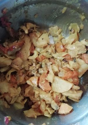 A picture of Cabbage mix veg.