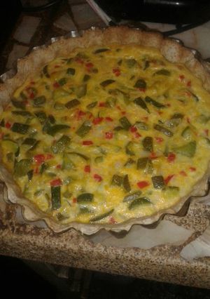 Una foto de Tarta de zapallitos